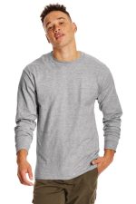 HANES® BEEFY-T® - 100% COTTON LONG SLEEVE T-SHIRT - Image 4