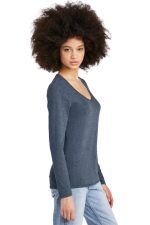 DISTRICT® WOMEN’S PERFECT TRI® LONG SLEEVE V-NECK TEE - Image 6