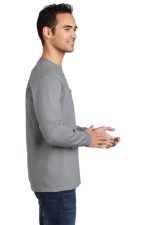 PORT & COMPANY® TALL LONG SLEEVE ESSENTIAL POCKET TEE - Image 5