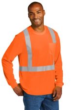 CornerStone® ANSI 107 Class 2 Mesh Long Sleeve Tee - Image 4