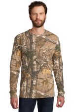 RUSSELL OUTDOORS™ REALTREE® LONG SLEEVE EXPLORER 100% COTTON T-SHIRT WITH POCKET