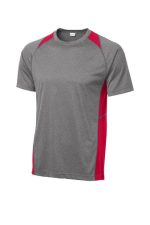 SPORT-TEK® HEATHER COLORBLOCK CONTENDER™ TEE - Image 5