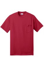 PORT & COMPANY® TALL CORE BLEND POCKET TEE - Image 4