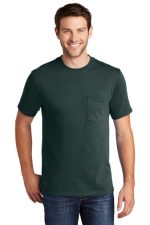 PORT & COMPANY® CORE COTTON POCKET TEE