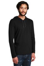 Gildan® 100% Ring Spun Cotton Long Sleeve Hooded T-Shirt - Image 6