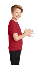 SPORT-TEK® YOUTH HEATHER CONTENDER™ TEE - Image 2