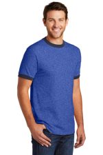 PORT & COMPANY® CORE COTTON RINGER TEE - Image 2