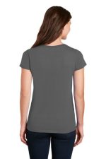 GILDAN® LADIES HEAVY COTTON™ 100% COTTON V-NECK T-SHIRT - Image 5