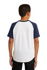 SPORT-TEK® YOUTH SHORT SLEEVE COLORBLOCK RAGLAN JERSEY - Image 5