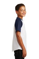 SPORT-TEK® YOUTH SHORT SLEEVE COLORBLOCK RAGLAN JERSEY - Image 6