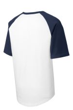SPORT-TEK® YOUTH SHORT SLEEVE COLORBLOCK RAGLAN JERSEY - Image 4