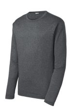 SPORT-TEK® LONG SLEEVE HEATHER CONTENDER™ TEE - Image 3