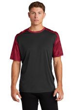 SPORT-TEK® CAMOHEX COLORBLOCK TEE