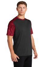 SPORT-TEK® CAMOHEX COLORBLOCK TEE - Image 3