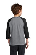 PORT & COMPANY® YOUTH CORE BLEND 3/4-SLEEVE RAGLAN TEE - Image 7