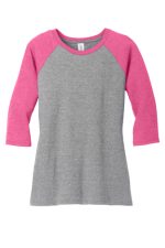 DISTRICT ® WOMEN’S PERFECT TRI ® 3/4-SLEEVE RAGLAN - Image 2