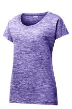 Sport-Tek® Ladies PosiCharge® Electric Heather Sporty Tee - Image 2