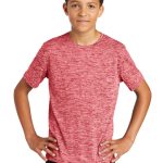 SPORT-TEK® YOUTH POSICHARGE® ELECTRIC HEATHER TEE