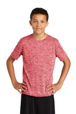 SPORT-TEK® YOUTH POSICHARGE® ELECTRIC HEATHER TEE