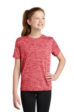 SPORT-TEK® YOUTH POSICHARGE® ELECTRIC HEATHER TEE - Image 6