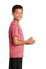 SPORT-TEK® YOUTH POSICHARGE® ELECTRIC HEATHER TEE - Image 3