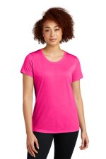 SPORT-TEK® LADIES POSICHARGE® COMPETITOR™ COTTON TOUCH™ SCOOP NECK TEE