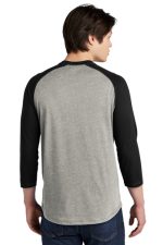 NEW ERA® HERITAGE BLEND 3/4-SLEEVE BASEBALL RAGLAN TEE - Image 6