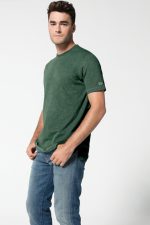 NEW ERA® SUEDED COTTON BLEND CREW TEE - Image 4