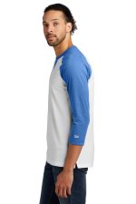 NEW ERA® SUEDED COTTON BLEND 3/4-SLEEVE BASEBALL RAGLAN TEE - Image 6