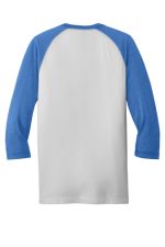 NEW ERA® SUEDED COTTON BLEND 3/4-SLEEVE BASEBALL RAGLAN TEE - Image 3