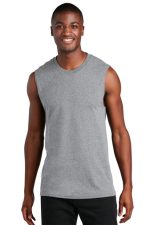 PORT & COMPANY® CORE COTTON SLEEVELESS TEE