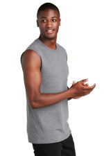 PORT & COMPANY® CORE COTTON SLEEVELESS TEE - Image 3
