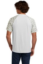 SPORT-TEK® DRIFT CAMO COLORBLOCK TEE - Image 5