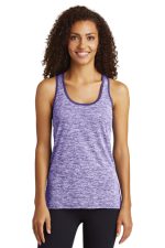 SPORT-TEK® LADIES POSICHARGE® ELECTRIC HEATHER RACERBACK TANK