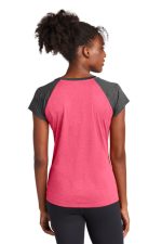 SPORT-TEK® LADIES HEATHER-ON-HEATHER CONTENDER™ SCOOP NECK TEE - Image 3