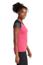 SPORT-TEK® LADIES HEATHER-ON-HEATHER CONTENDER™ SCOOP NECK TEE - Image 2