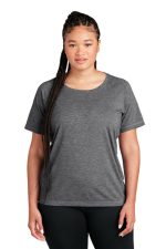 SPORT-TEK® LADIES POSICHARGE® TRI-BLEND WICKING SCOOP NECK RAGLAN TEE - Image 6