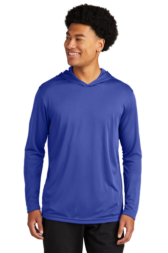 9064-TrueRoyal-1-ST358TrueRoyalModelFront1-337W SPORT-TEK ® POSICHARGE ® COMPETITOR ™ HOODED PULLOVER - Image 1