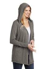 DISTRICT ® WOMEN’S PERFECT TRI ® HOODED CARDIGAN - Image 3