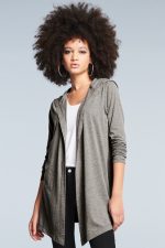 DISTRICT ® WOMEN’S PERFECT TRI ® HOODED CARDIGAN - Image 6