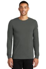 NIKE DRI-FIT COTTON/POLY LONG SLEEVE TEE