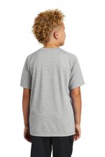 SPORT-TEK ® YOUTH POSICHARGE ® TRI-BLEND WICKING RAGLAN TEE - Image 5