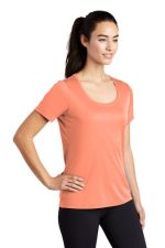 SPORT-TEK ® LADIES POSI-UV ® PRO SCOOP NECK TEE - Image 2