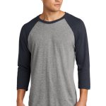 NEXT LEVEL APPAREL® UNISEX TRI-BLEND 3/4-SLEEVE RAGLAN TEE