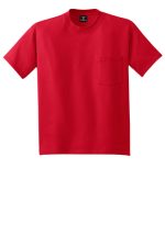 HANES® BEEFY-T® - 100% COTTON T-SHIRT WITH POCKET - Image 4