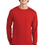 HANES® ESSENTIAL-T 100% COTTON LONG SLEEVE T-SHIRT