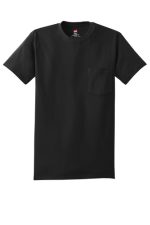HANES® - AUTHENTIC 100% COTTON T-SHIRT WITH POCKET - Image 3