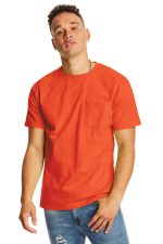 HANES® - AUTHENTIC 100% COTTON T-SHIRT WITH POCKET - Image 5