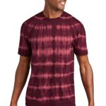 PORT & COMPANY ® ALLOVER STRIPE TIE-DYE TEE