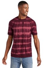 PORT & COMPANY ® ALLOVER STRIPE TIE-DYE TEE